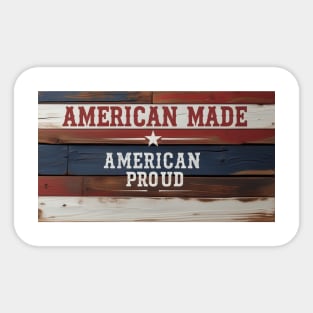 American Proud Sticker